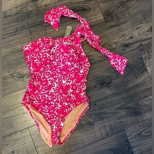 JCrew one shoulder swimsuit